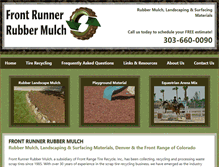 Tablet Screenshot of frrubbermulch.com